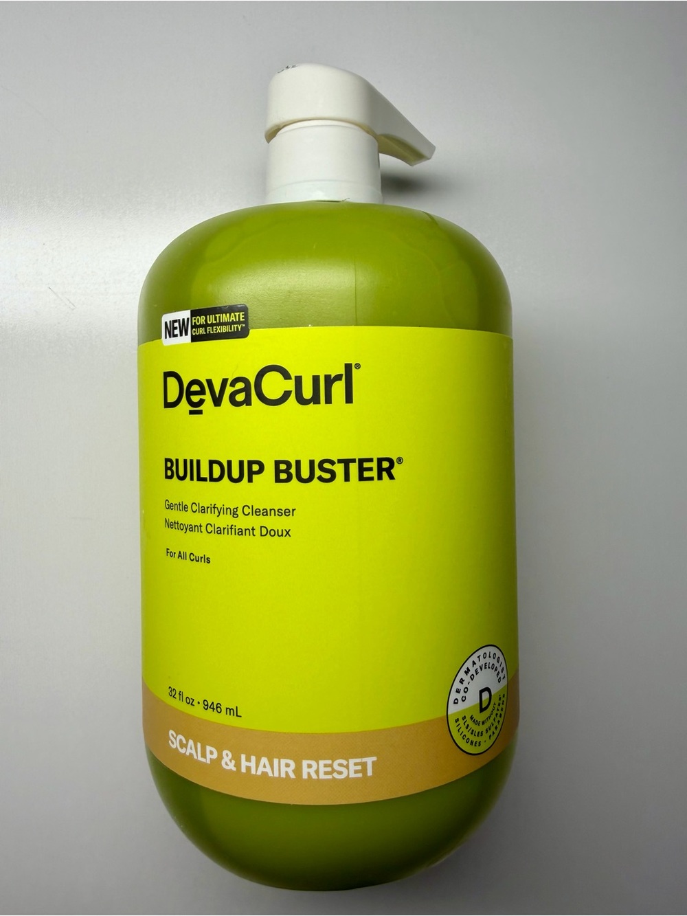 DEVACURL Buildup Buster Gentle Clarifying Shampoo 32 oz Scalp & Hair Reset NEW